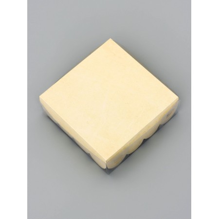 Cookie box, confectionery packaging, "tulips", 9 x 9 x 3 cm-2