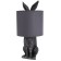 Bunny table lamp E27 40W silver 20x20x43.5 cm Risalux