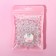 Beads are sewing, with holography, d = 8 mm, 50 g, white color