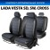 Auto-Chelecs Rival String (back. Back 40.60), Lada Vesta, Vesta Cross sedan, station wagon (without rear armrest), alcantara, eco-leather, SC.6002.3