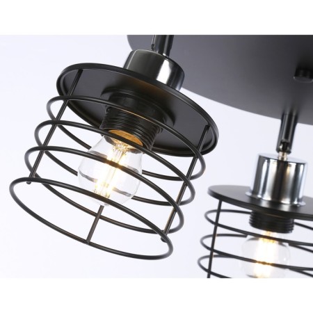 Ambrella Light, Traditional, TR8092, 3HE27, black color, black, chrome-3