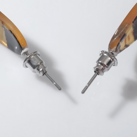 Tanzania-rifle earrings Leopard, D = 5.5, Color-1