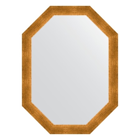 Mirror in the baguette frame, poisoned gold 59 mm, 60x80 cm