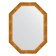 Mirror in the baguette frame, poisoned gold 59 mm, 60x80 cm