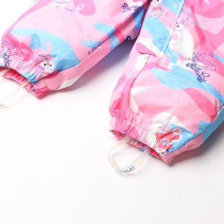 Winter overalls for girls, pink color, height 98 cm-3
