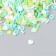 Decor for creativity plastic "Green Freshness" 20 g