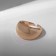 Ring "minimal" convex, color gold, dimensionless