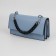 A chain for a bag, with carbines, plastic, 23 × 17 mm, 30 cm, black/silver color