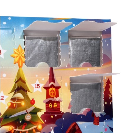 New Year. Advent calendar with chocolate "New Year's miracle", 12 * 5 g-1