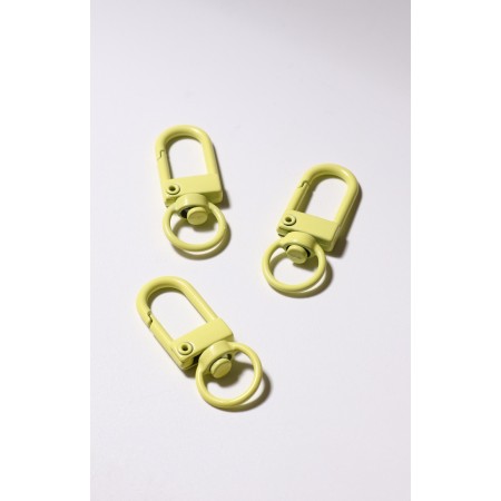 Carbine 3.2 × 1.3 × 0.2 cm (set 3 pcs.), Yellow color