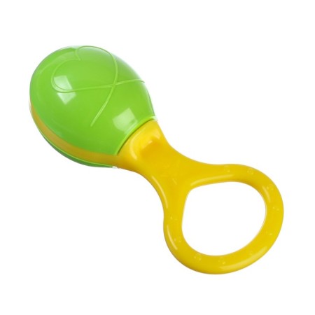 Rattle "Marakas with a ring", color mix-3