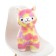 Soft toy "Lama", 45 cm, yellow-pink color