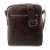 Male bag, lightning department, 1 external pocket, adjustable belt, brown color