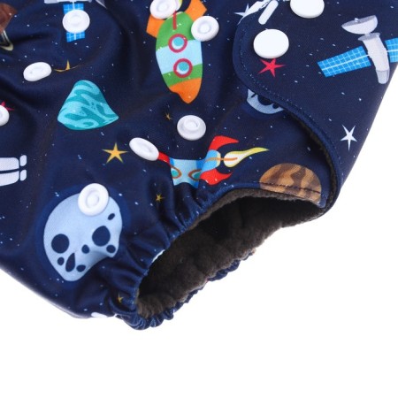 Panties-scammers, reusable, carbon-bamboo fabric, "cosmos", from 0-12 months.-6