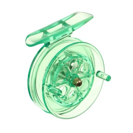 Inertial coil, plastic, diameter 6.5 cm, light green color, 807s-2