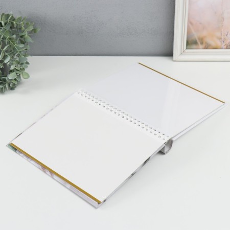 Photo album "Flower" 10 "magnetic" sheets 23x28cm, per-t intra-spiral-2
