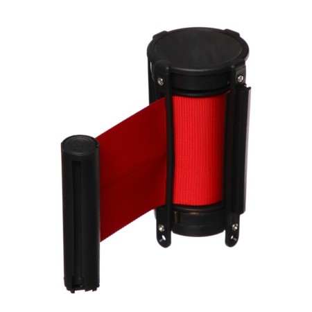 Cassette with exhaust ribbon-280 cm red, height-13cm, width 6.6cm, tape width-80mm-1