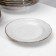 A set of plates with a gold border, 24 pcs