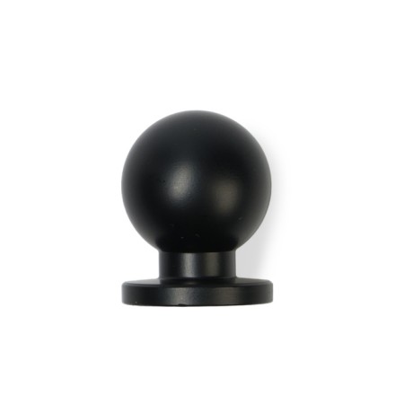 Handle button Cappio RK146, D = 20 mm, black color-3