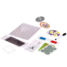 Set for experiments “optical illusions”, 10 types of illusions, mix, in a package