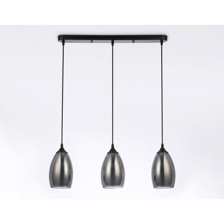 Suspended Ambrella Light, Modern, TR3537, 3HE27, Black Color-3