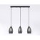 Suspended Ambrella Light, Modern, TR3537, 3HE27, Black Color