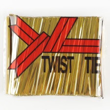 Clip tape, set 800 pcs, length 1 pc 6 cm, gold color