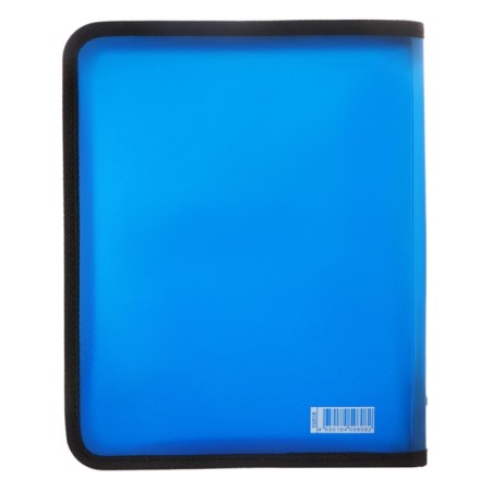 A5+ 190x245x30mm notebook folder, 600 microns, Erichkrause "Ice Metallic Cars", plastic, lightning around, blue, mix-3