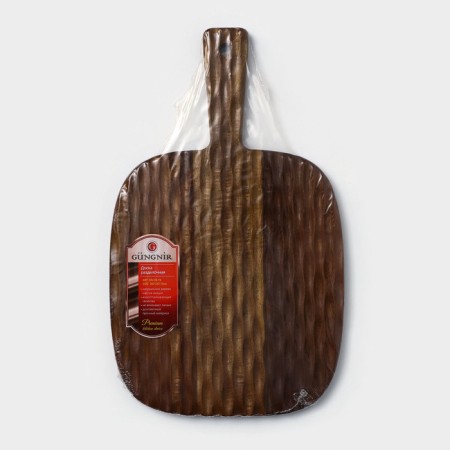 Groot board with a pen “Relief”, 36 × 22 × 1.5 cm, acacia-7