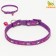The two -layer collar with the Fastx "Bunny", 30 x 1 cm, purple