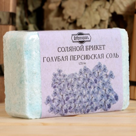 Salt briquette "Blue Persian salt" 1.35 kg "Dobroparov"-1