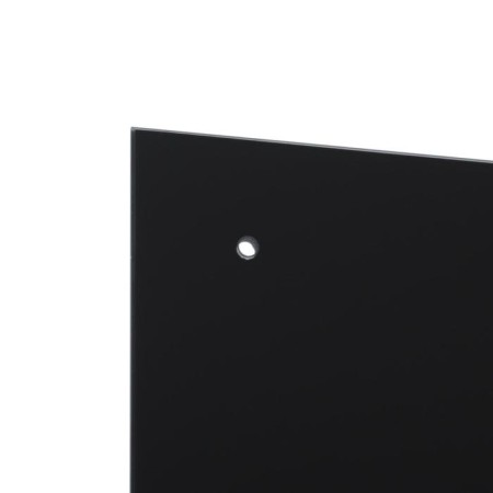 Glass panel 600x600x4 mm black, with mount-1