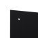 Glass panel 600x600x4 mm black, with mount