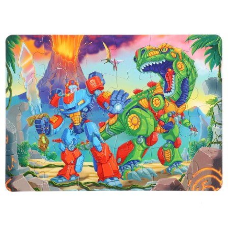 Maxi-Puzzles 2 in 1 "Transformers + Cars No. 1", 24 and 24 elements-1