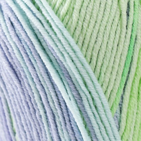 Yarn "Jeans Crazy" 55% cotton, 45% acrylic 160m/50g (8208 lilac-green.)-2