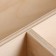 Gift box 34 × 21.5 × 10 cm is wooden, with a covering lid, with a handle