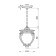 Outdoor O414PL-01BZ, E27, 1x60 W, 150x400x400 mm, Antik bronze lamp