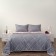Bed linen euro "Massimo" with a blanket, size 230x250 cm, 200x220 cm, 50x70 cm - 2 pcs