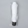 Mechanical umbrella "plain", 3 additions, 8 spokes, r = 48 cm, white color