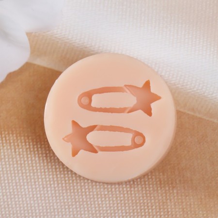 Mold Silicon "Star Pins" 2.4x1x0.4 cm-1