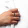 Ring metal "Trend" bend, color silver, size 16