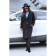 Female coat, size 50, black color