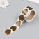 Sticker Paper "Golden Heart" Stretch-layer d = 2.5 cm 300 pcs in roll