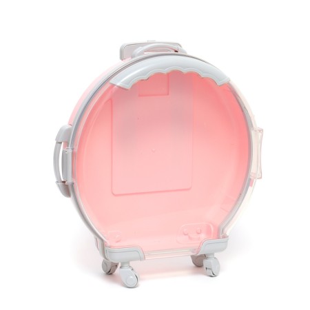 A set of cosmetics for a girl "Housel on wheels", pink, with false nails-13