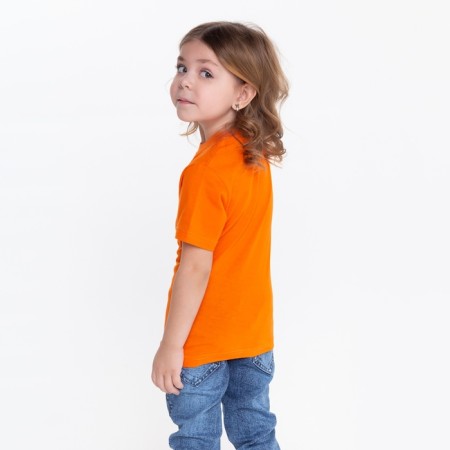 T -shirt for nursery, orange color, height 134 cm-5