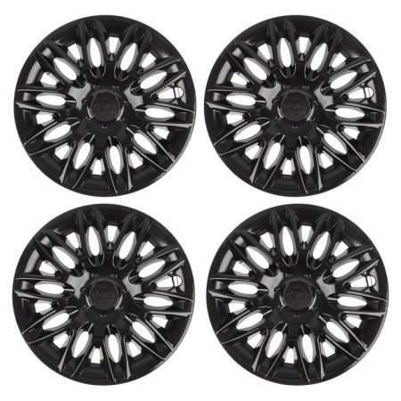 Wheel caps R13 "Power", black gloss, set 4 pcs.