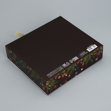 Gift Box "wonderful moments", 20 x 18 x 5 cm, new year-4