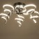 Causteen with PDD "Sania" 5xled 100W 3000-6000k Dimmer, chrome 57x57x24 cm Bayerlux