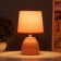 Table lamp "David" 1x40W E14 orange 14.5x14.5x24cm