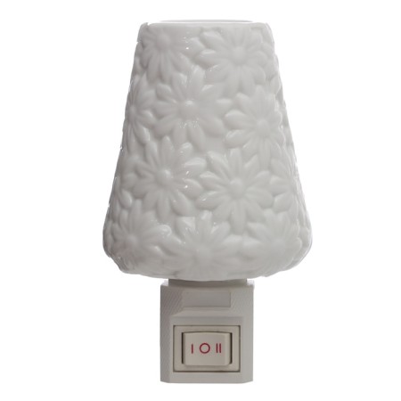 Lamp "Flowers" 1x7W E11 white 7x7x12cm-8